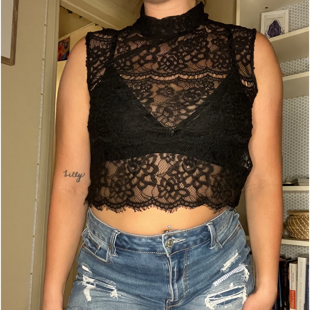 Forever 21 Lace Tank Top